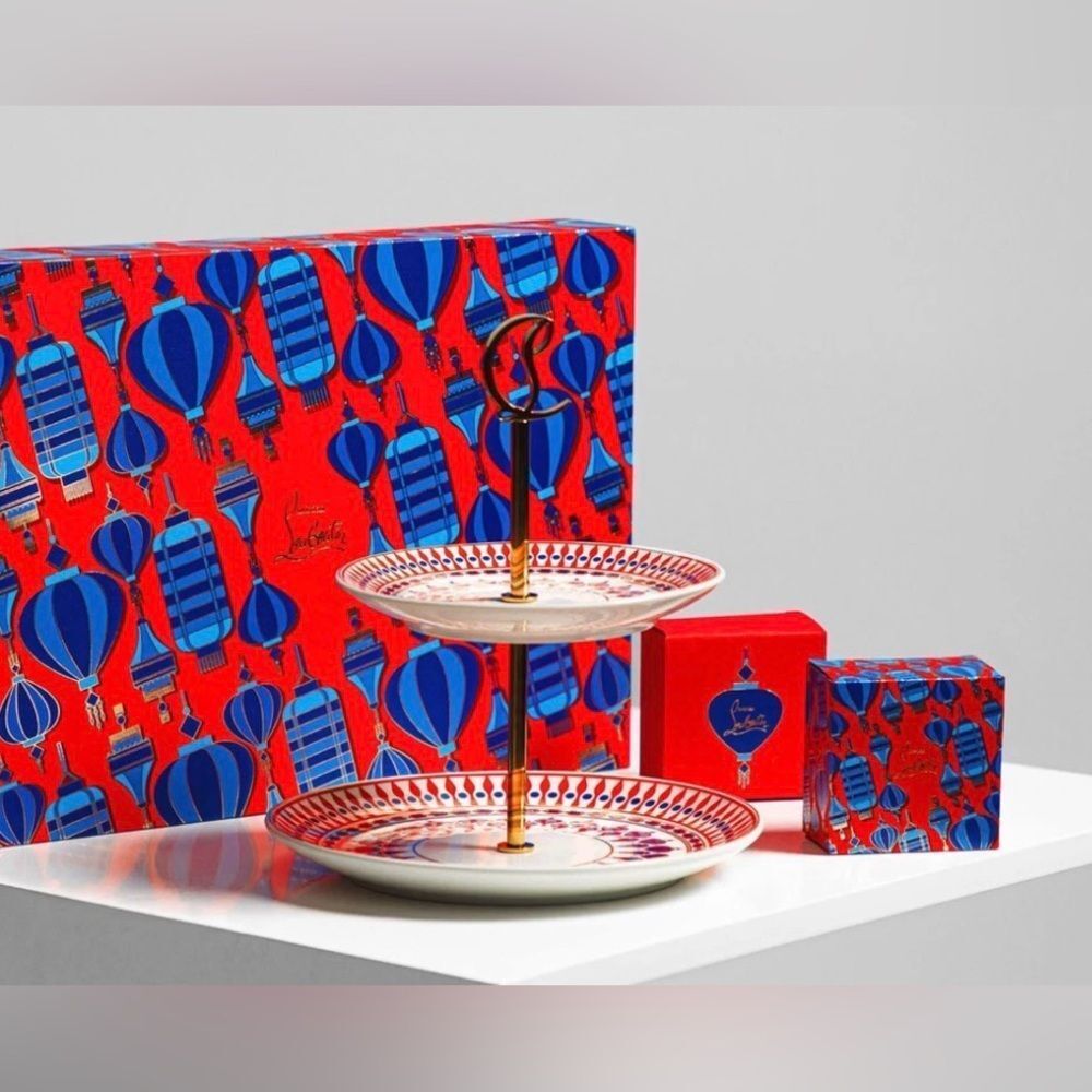 Christian Louboutin 2022 Tiered Porcelain Dish Set